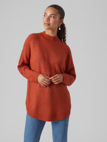 VERO MODA Svetr 'Plaza' – červená: přední strana