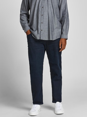 Jack & Jones Plus Regular Jeans 'Mike' in Blue: front