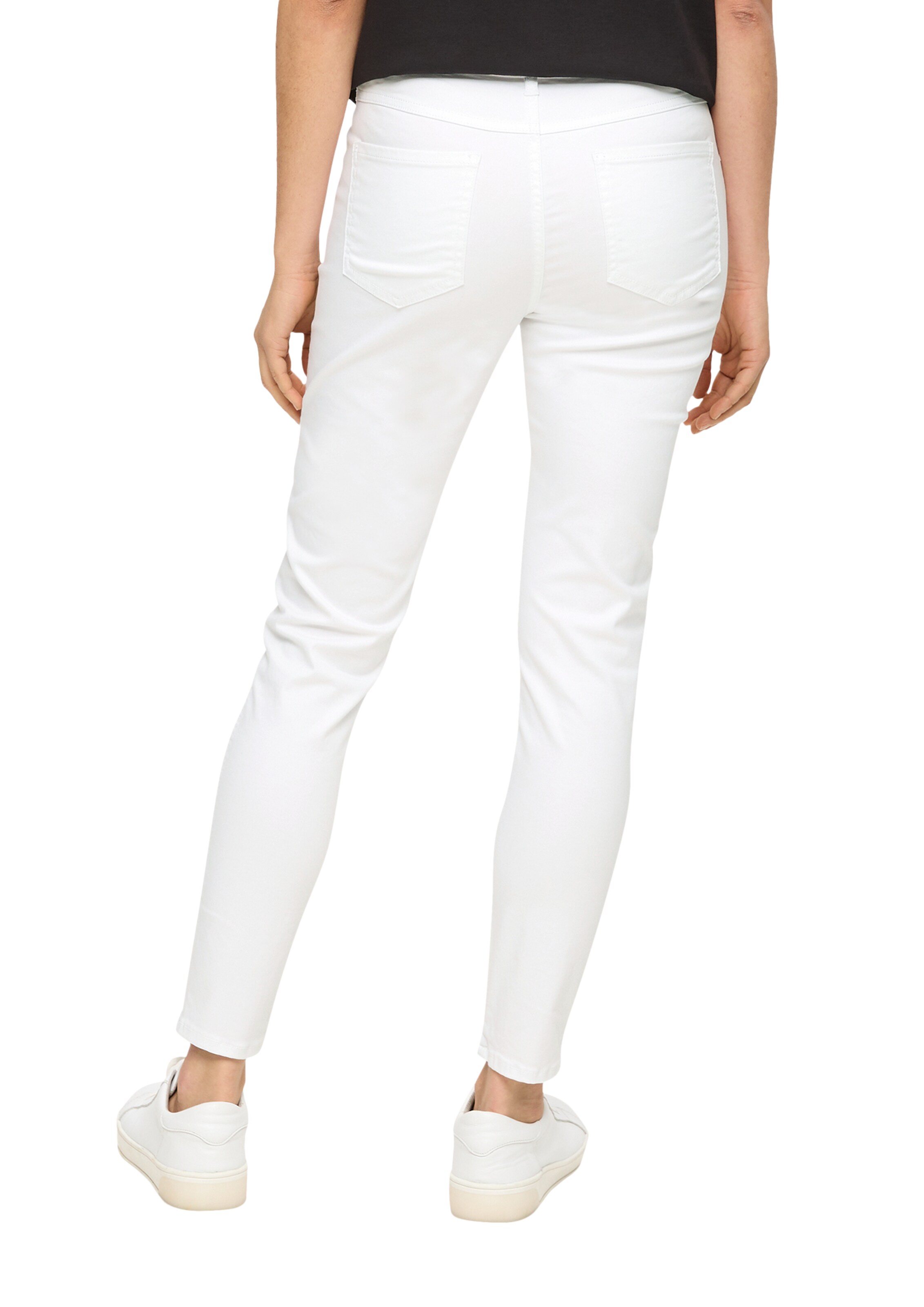 s.Oliver Slimfit Broek in Wit