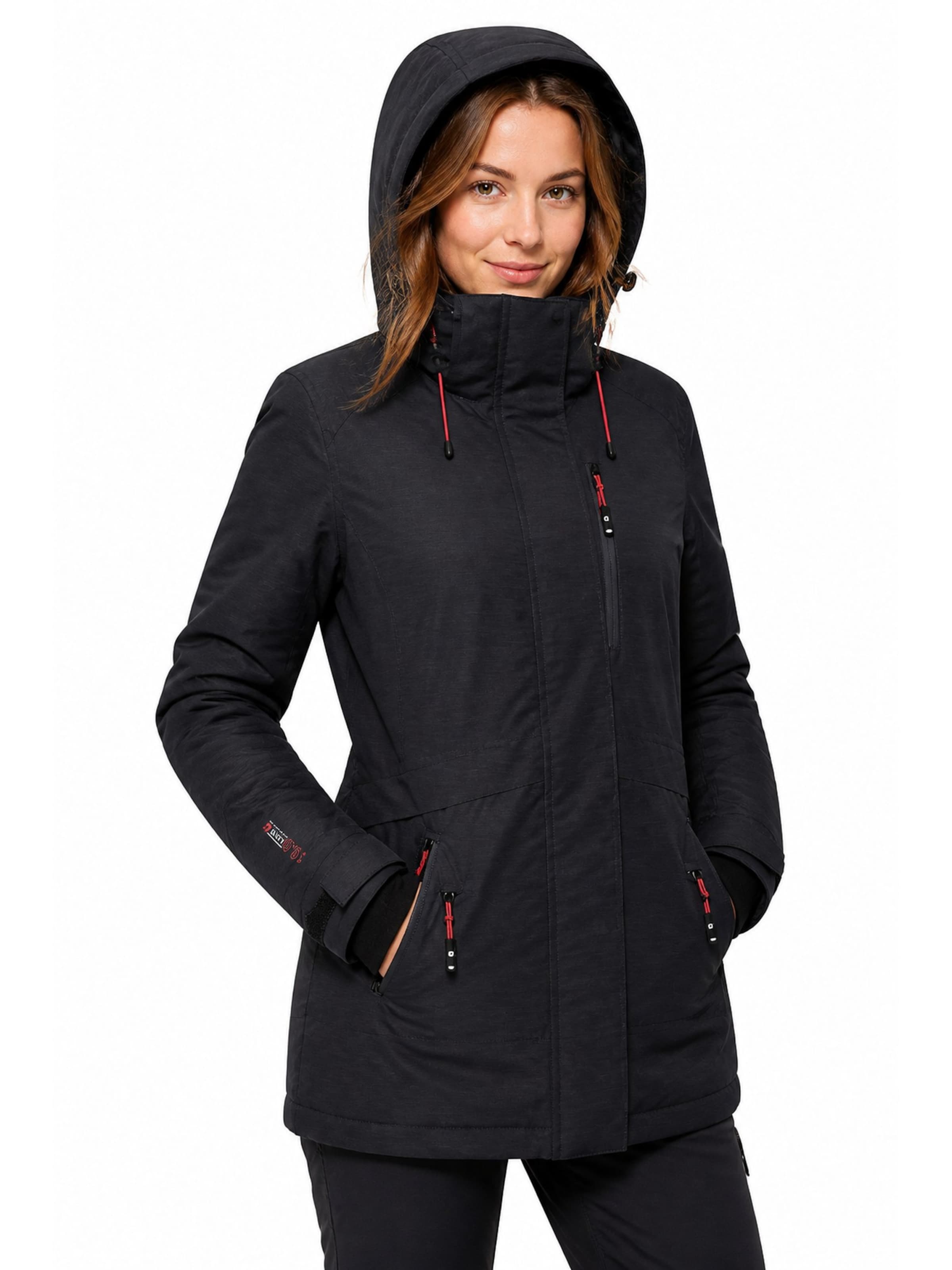 Giacca invernale 'Skijacke KSW 110 WMN SKI JCKT Damen Winterjacke, Funktionsjacke' di KILLTEC in nero