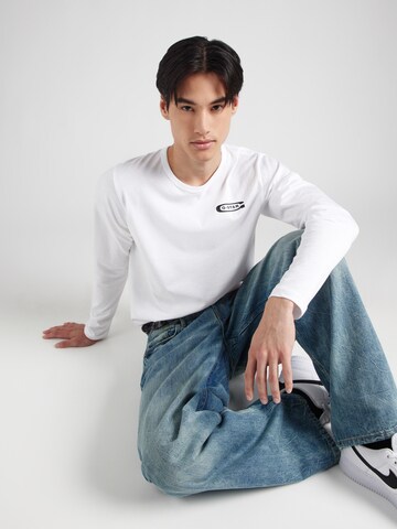 G-STAR Тениска 'Old Skool' в бяло: отпред