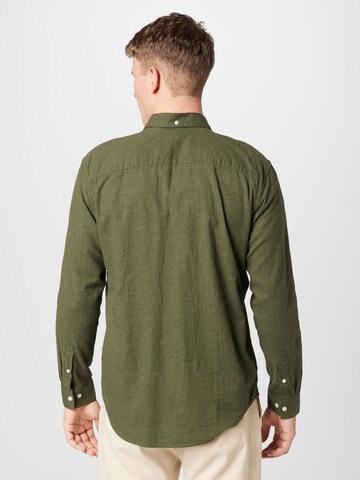 minimum Средняя посадка Рубашка 'Jay' в Зеленый