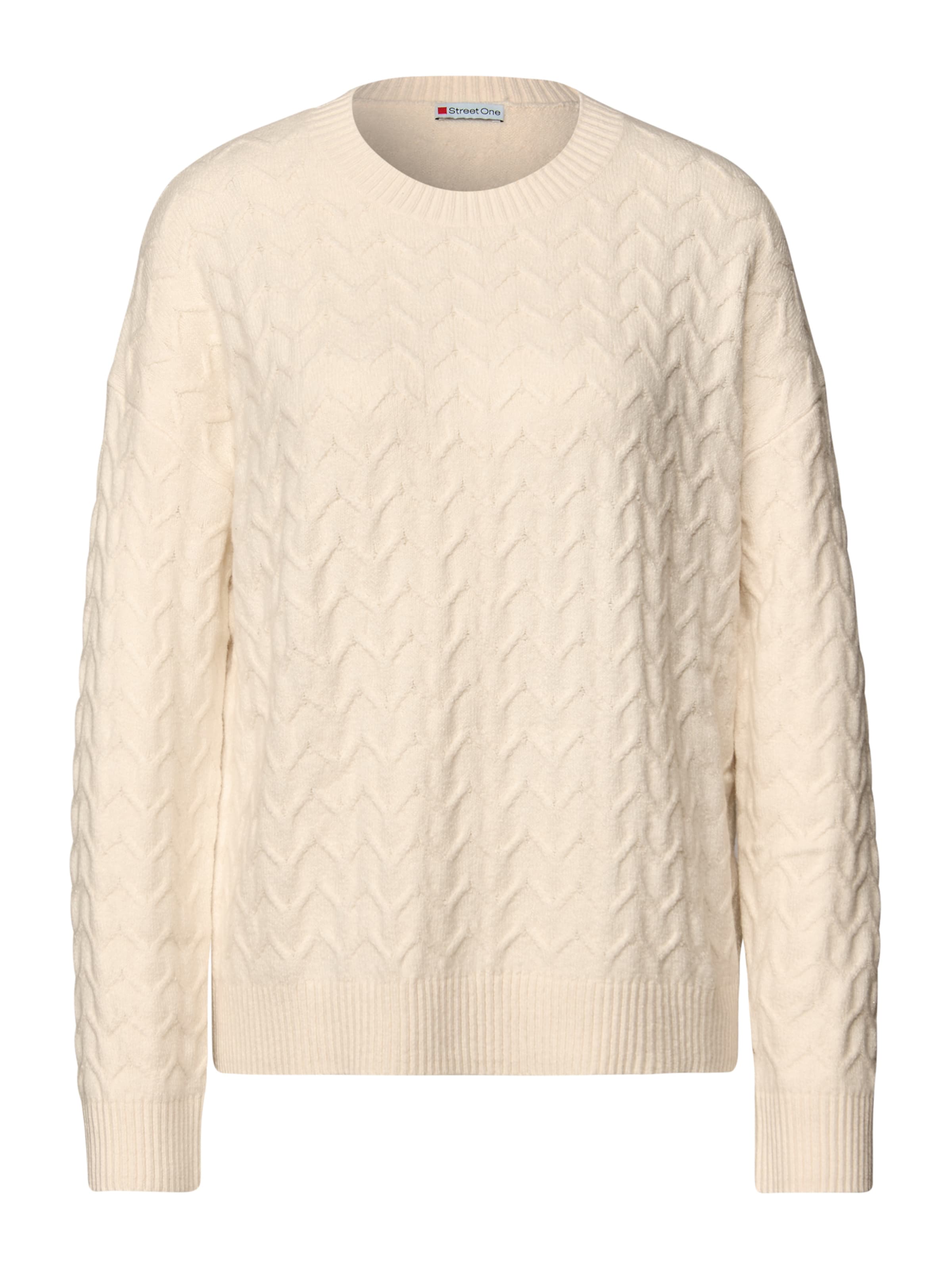 STREET ONE Sweater in Beige: front