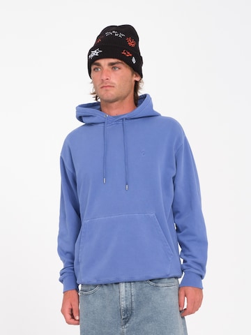 Sweat-shirt Volcom en bleu : devant