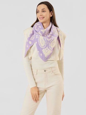 Foulard CODELLO en violet : devant