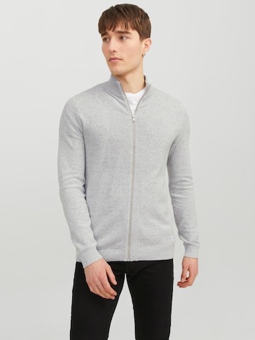 JACK & JONES Cardigan 'Hill' i grå: forside