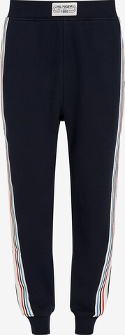 TOMMY HILFIGER Loosefit Broek in Blauw: voorkant