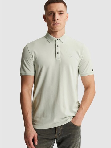 CAST IRON Paita 'Polo shirt in cotton with stretch' värissä valkoinen: etupuoli