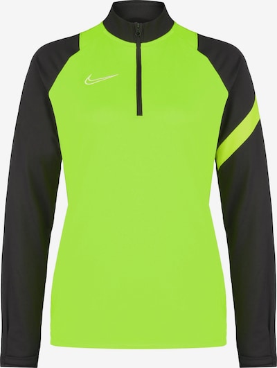 NIKE Sportief sweatshirt in de kleur Limoen / Zwart, Productweergave