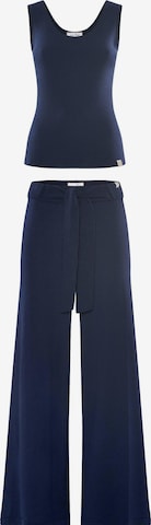 Abito da casa 'LOUNGEWEAR SET - Top Blossom & Pants Bailey' di YOU LOOK PERFECT in blu: frontale