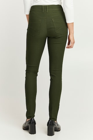 Fransa Skinny Broek 'Zalin' in Groen