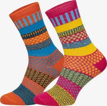 HomeOfSocks Socks 'HOS2299' in Pink: front