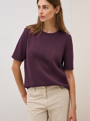 Sweat-shirt CECIL en violet : devant
