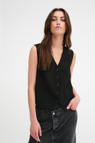 My Essential Wardrobe Vest 'Yola' in Black: front