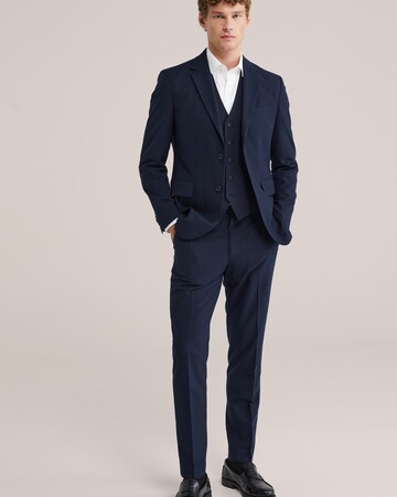 Slimfit Pantaloni con piega frontale di WE Fashion in blu