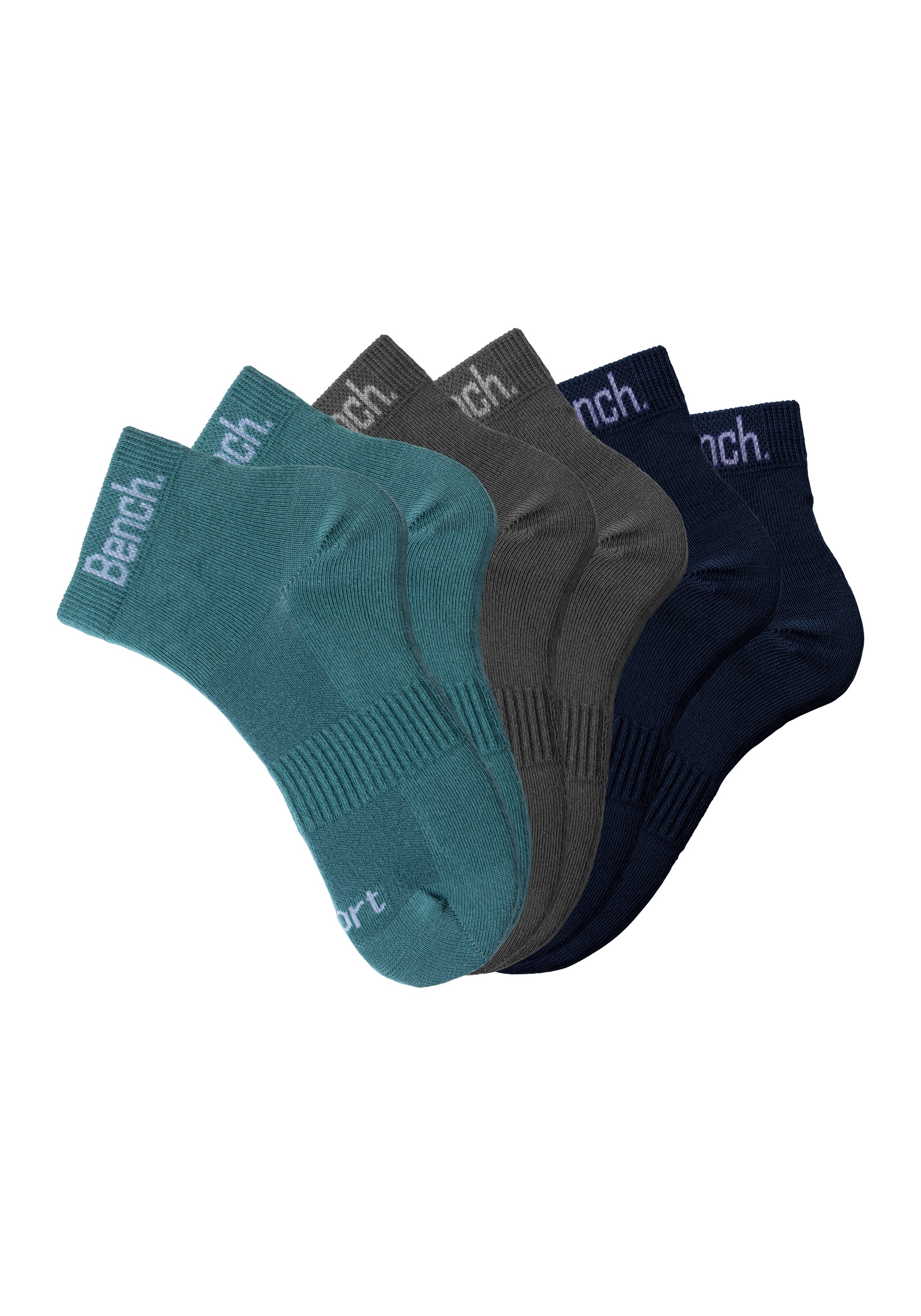 BENCH Athletic Socks in Blue: front