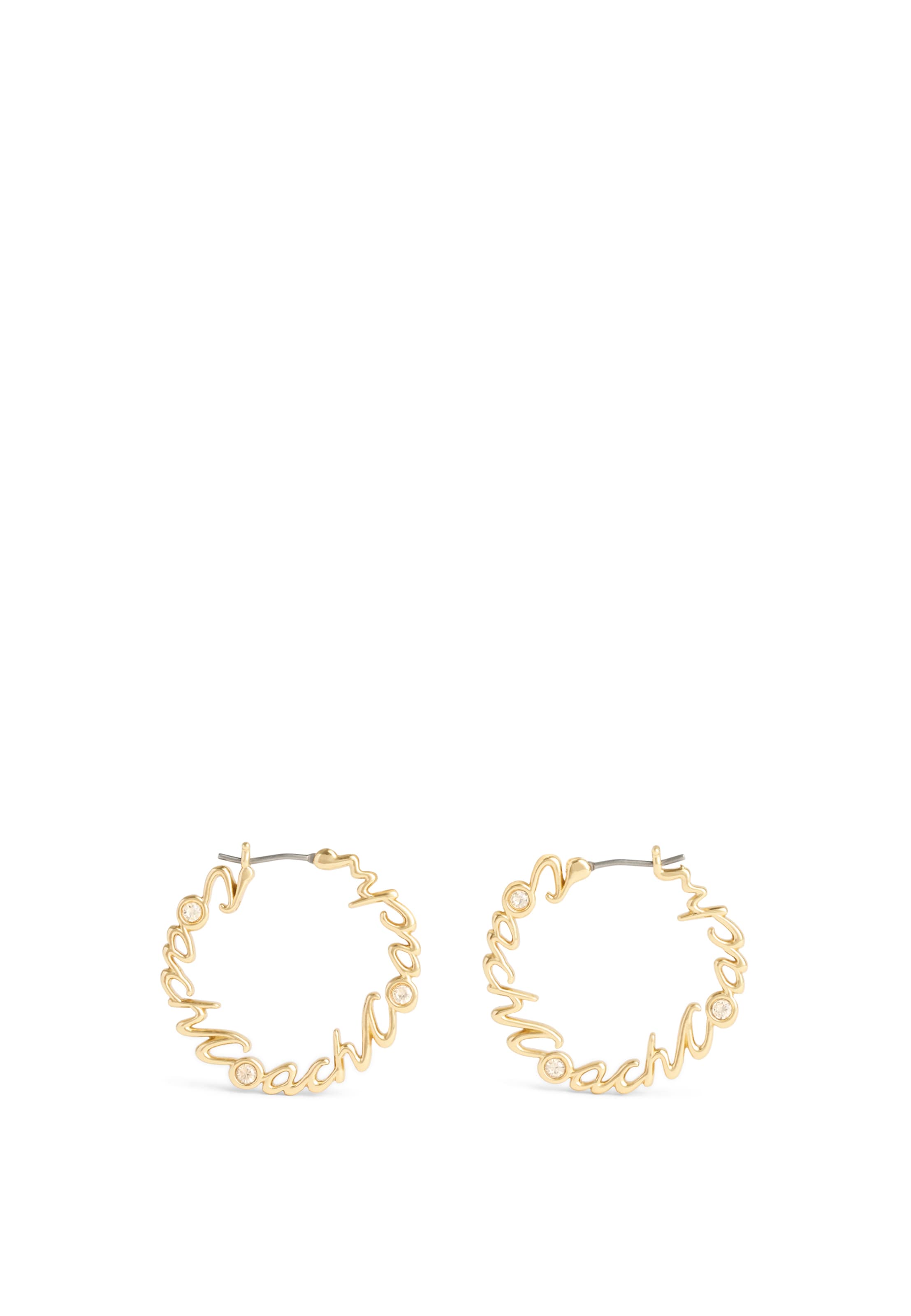 COACH Fülbevalók - arany: elől