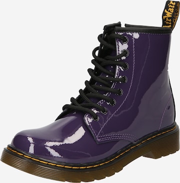 Dr. Martens - Bota em azul: frente