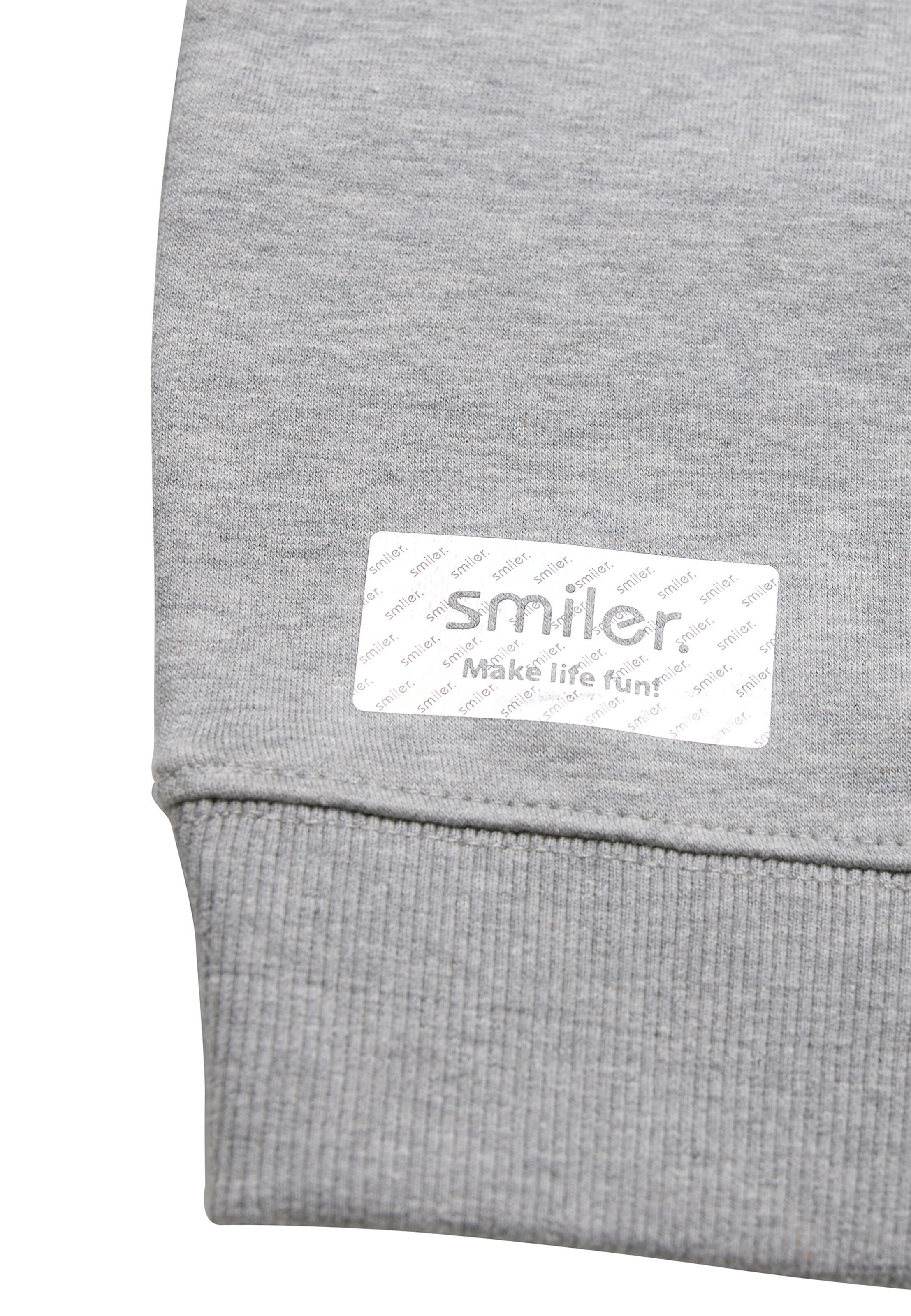 smiler. Sweatshirt 'Cuddle' in Grey