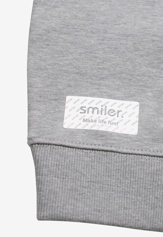 smiler. Sweatshirt 'Cuddle' in Grey