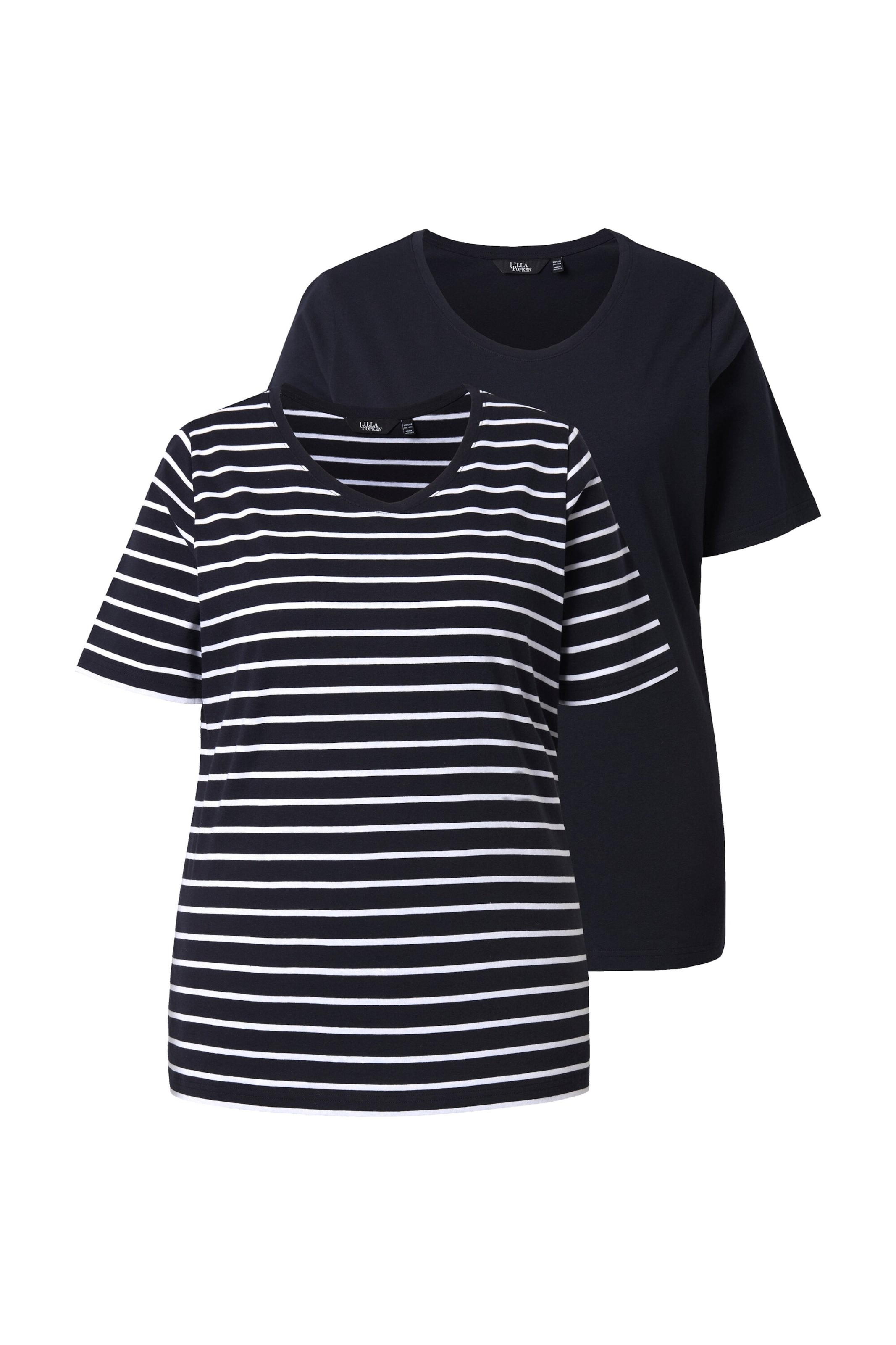 Ulla Popken Shirt in Black: front