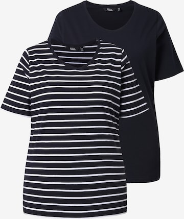 Ulla Popken Shirt in Black: front