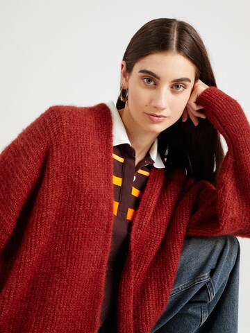 AMERICAN VINTAGE Knit Cardigan 'EAST' in Red