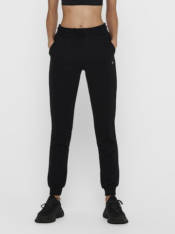 Slimfit Pantaloni sport 'Elina' de la ONLY PLAY pe negru: față