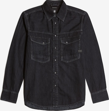 Coupe regular Chemise 'Dakota' G-STAR en noir : devant