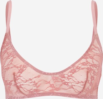 ETAM Bralette Bra in Pink: front