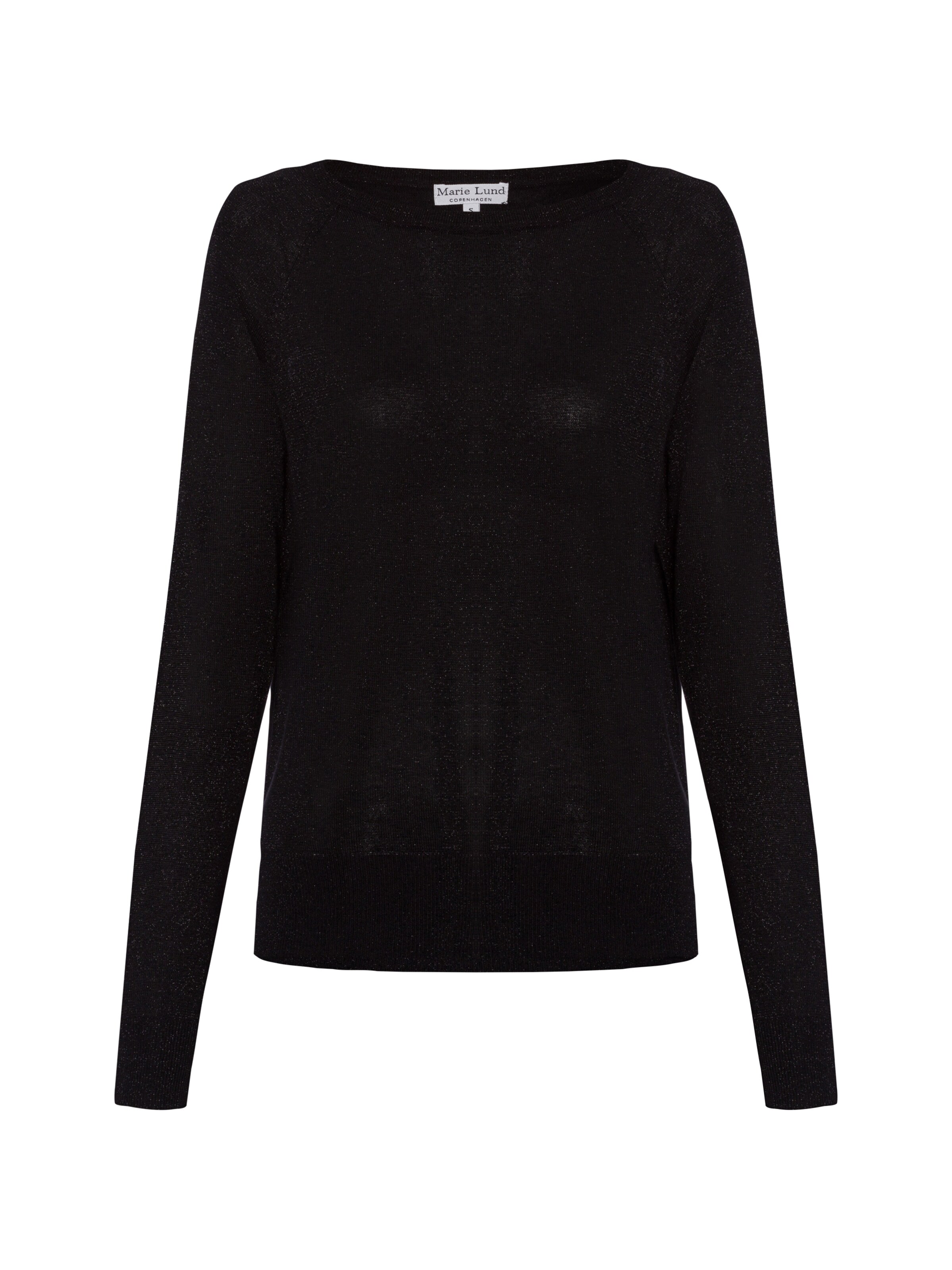 Marie Lund Pullover in Schwarz: Vorderseite
