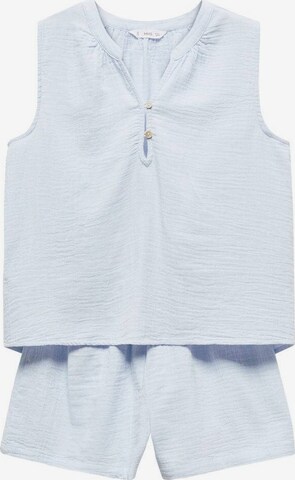 MANGO TEEN Pyjama 'Comfy' in Blau: predná strana