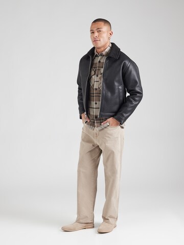 JACK & JONES Comfort fit Overhemd 'JPRRAYMOND' in Bruin