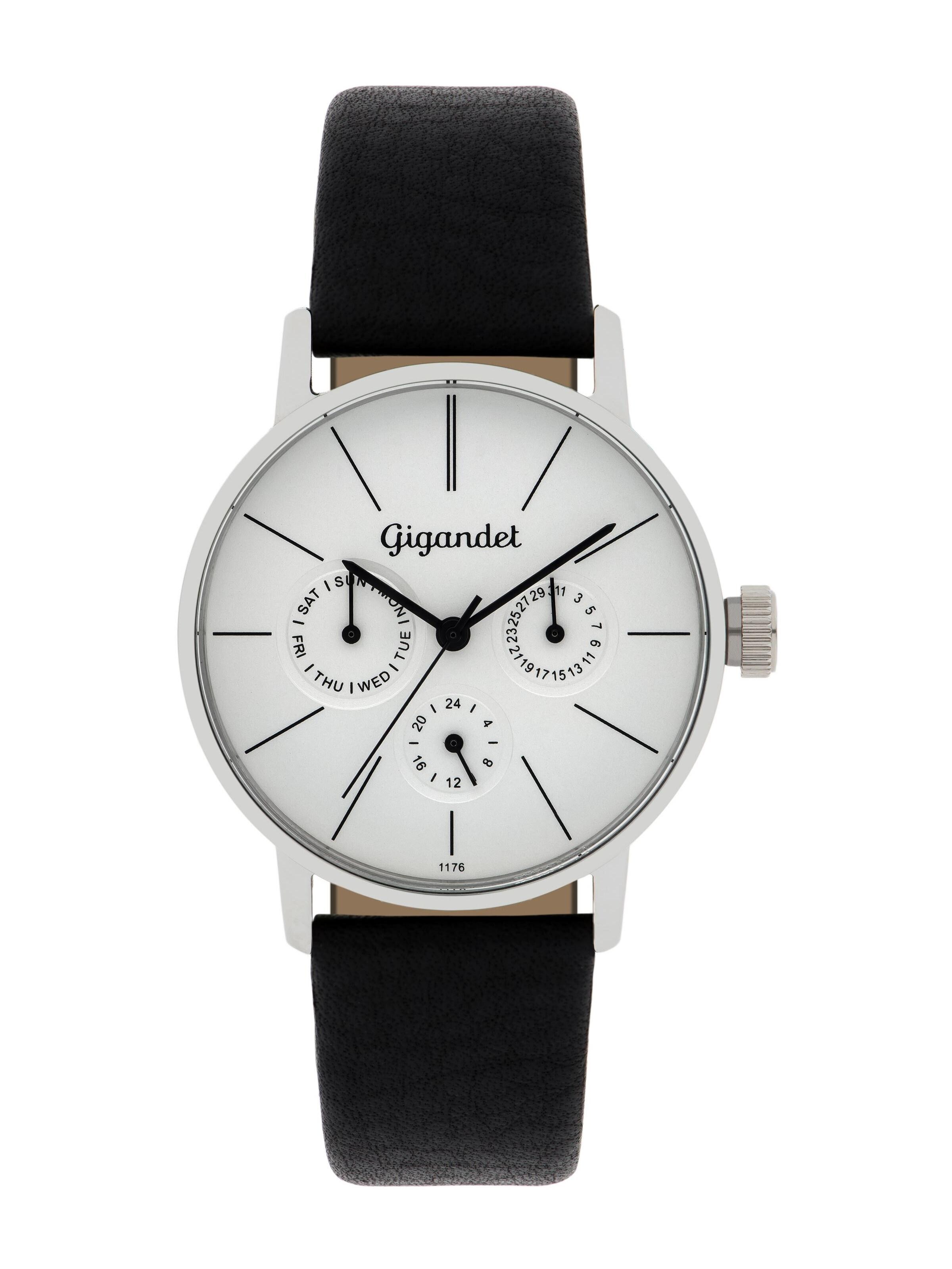 Gigandet Analog Watch 'MINIMALISM' in Silver: front