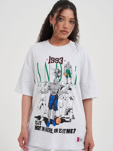AND1 T-Shirt in Grau: Vorderseite
