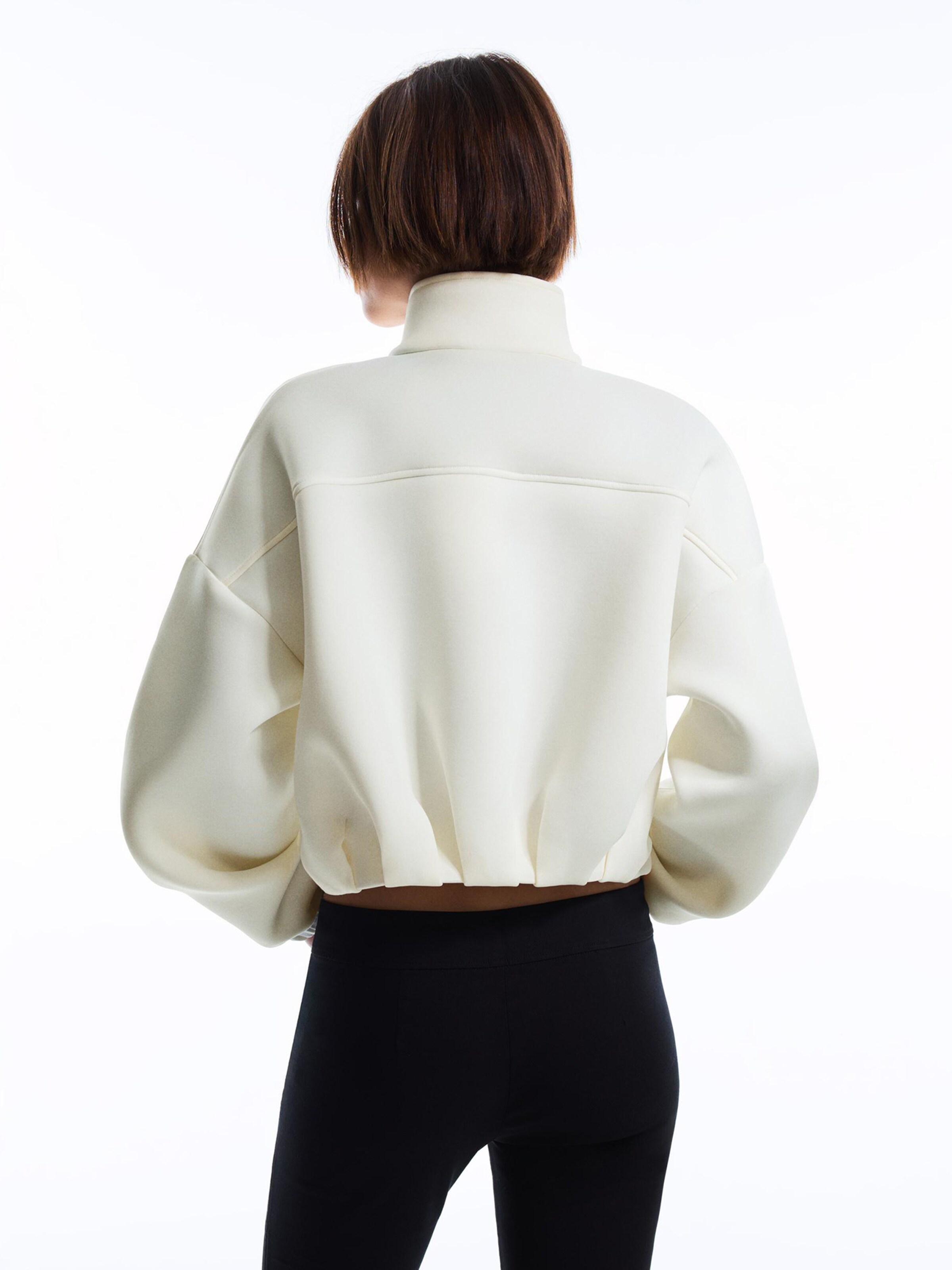 Bershka Sweatjakke i beige