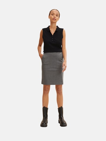 TOM TAILOR Skirt in Grey: front