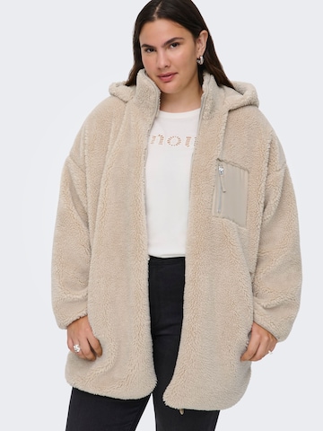 ONLY Carmakoma Tussenjas 'SASCHA ' in Beige: voorkant