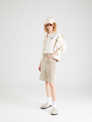 smėlio VERO MODA Marškinėliai