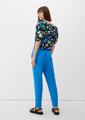 s.Oliver Tapered Broek in Blauw