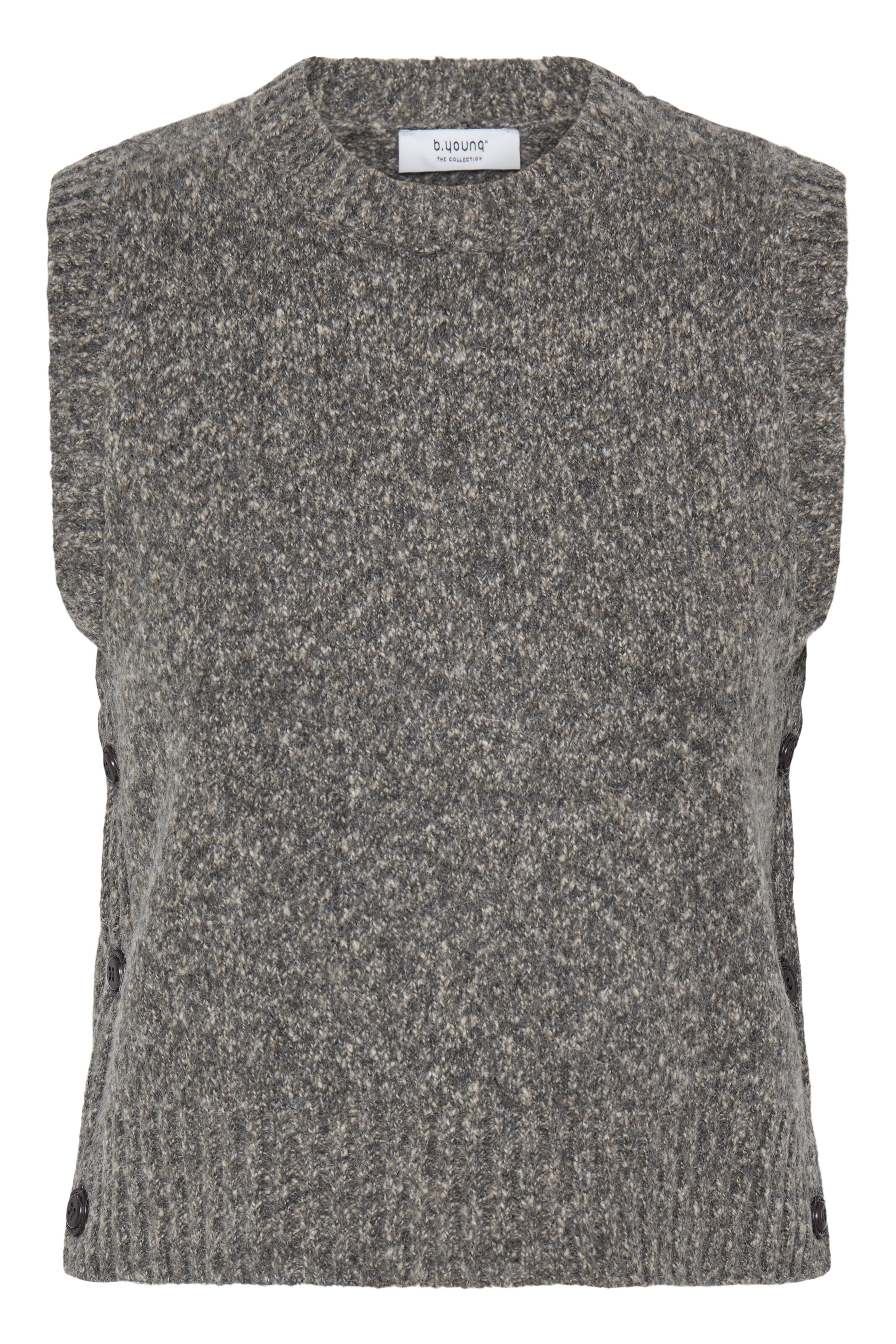 b.young Pull-over 'BYNAIMA' en XS en marron chiné, Vue avec produit