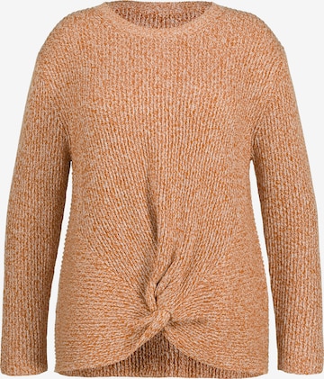 Ulla Popken Pullover  (GOTS) in Orange: predná strana