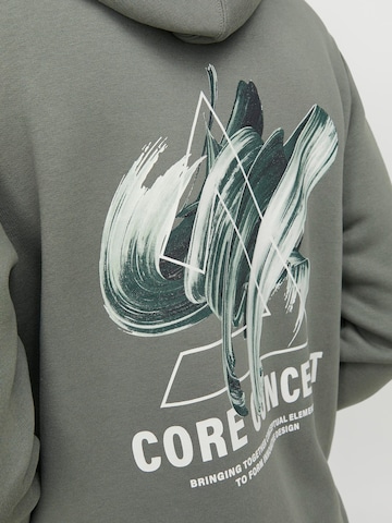 JACK & JONES Sweatshirt 'Triangle' in Green