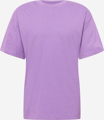 T-Shirt WEEKDAY en violet : devant