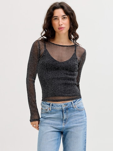 Tricou 'JXMELIA' de la JJXX pe negru: față