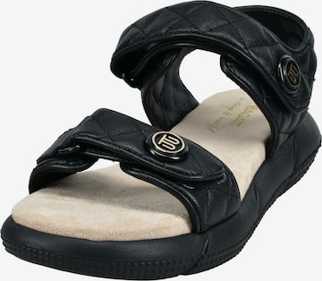 TT. BAGATT Sandals in Black: front