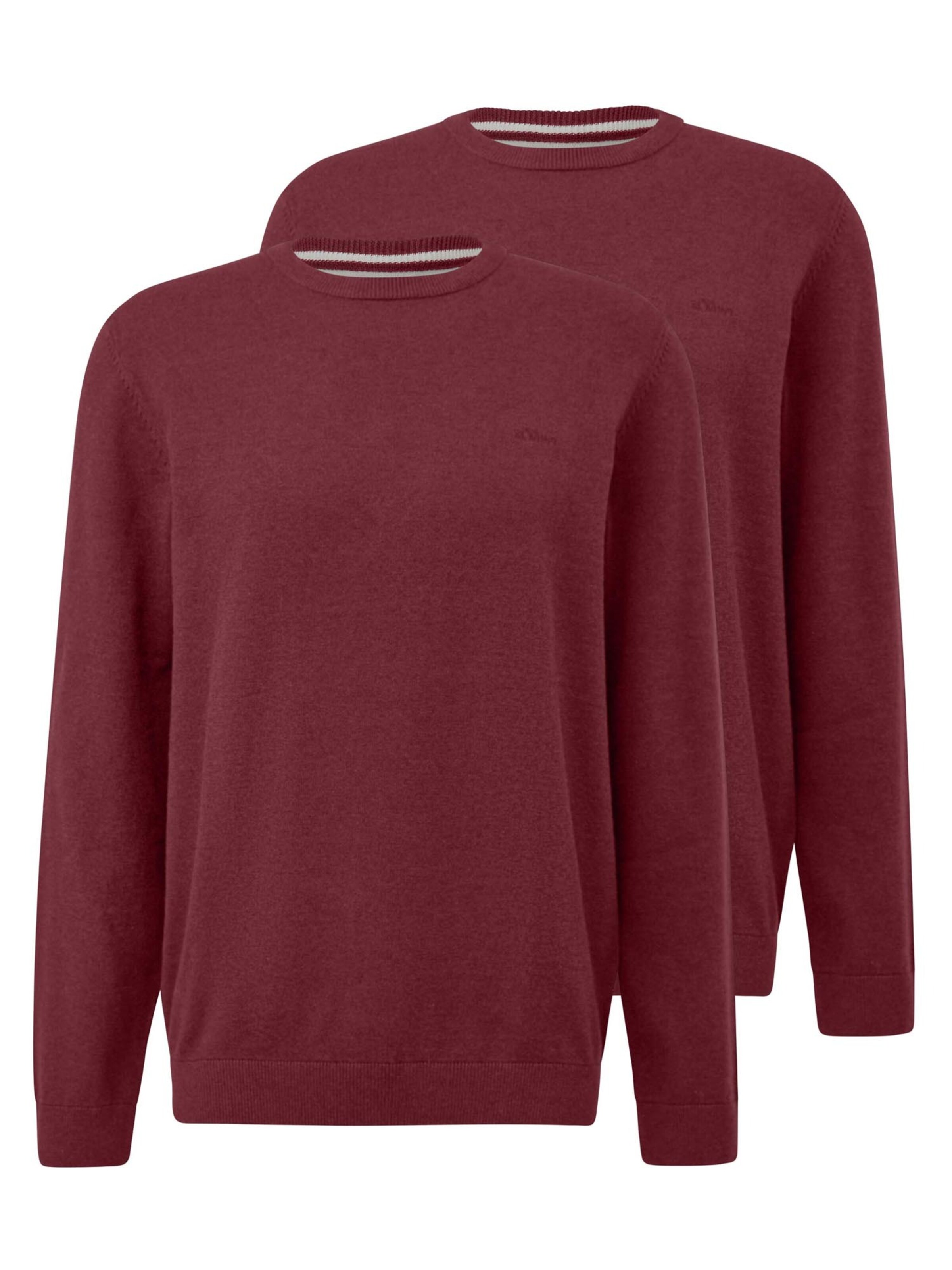 s.Oliver Pullover 'Basic'‌‌‌‌‌ in Rot: Vorderseite