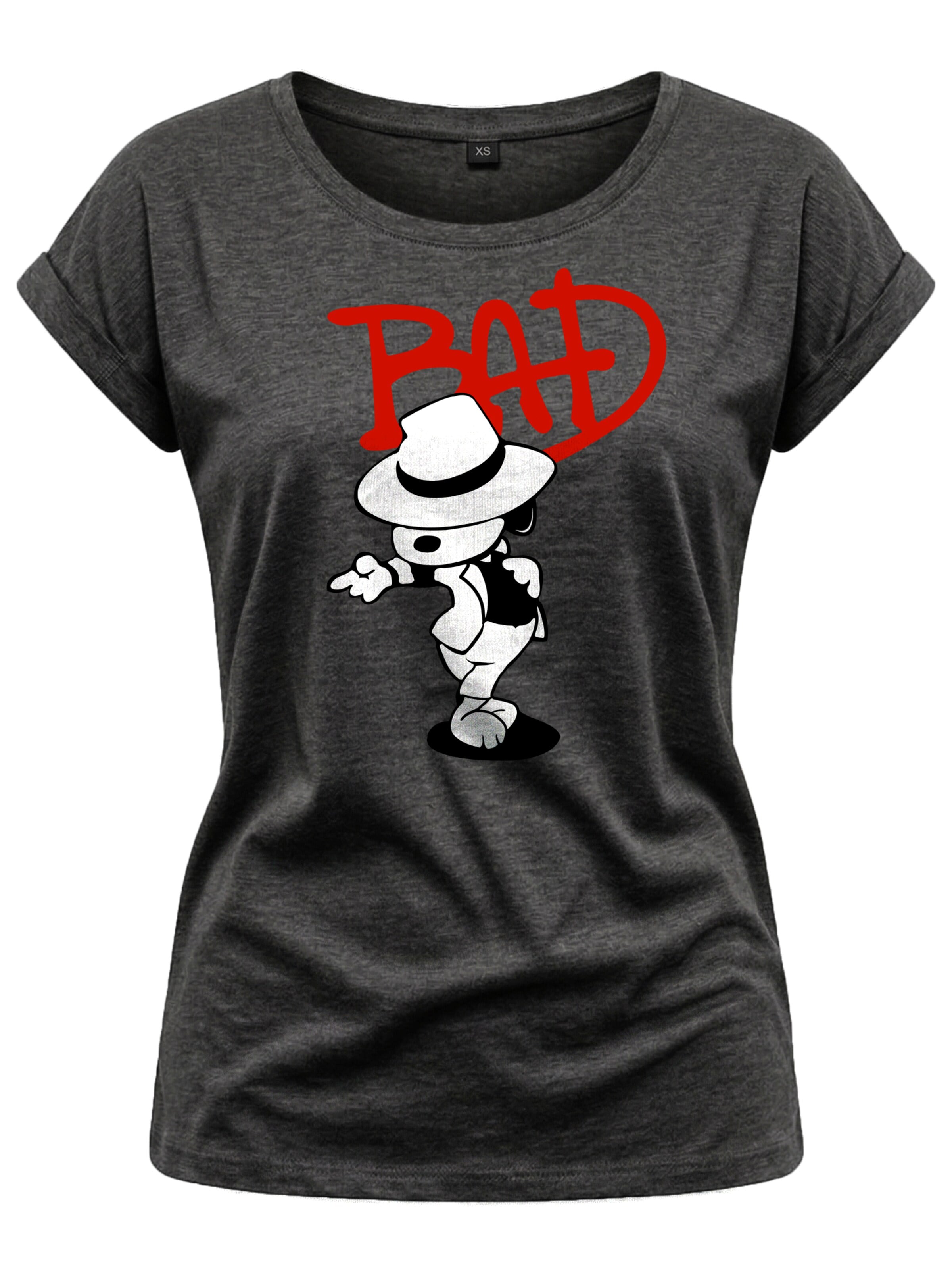 MAKAYA Shirt 'Bad Dog' in Grey: front