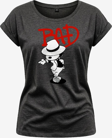 MAKAYA Shirt 'Bad Dog' in Grey: front