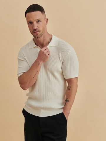 DAN FOX APPAREL Shirt 'Ferdinand' in White: front